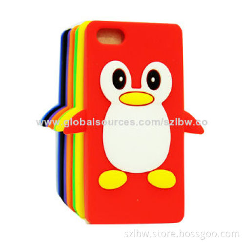 Cartoon Penguin-shaped Silicone Case for iPhone 6